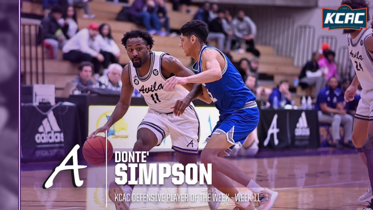 Simpson Earns KCAC Defensive Player of the Week Honors