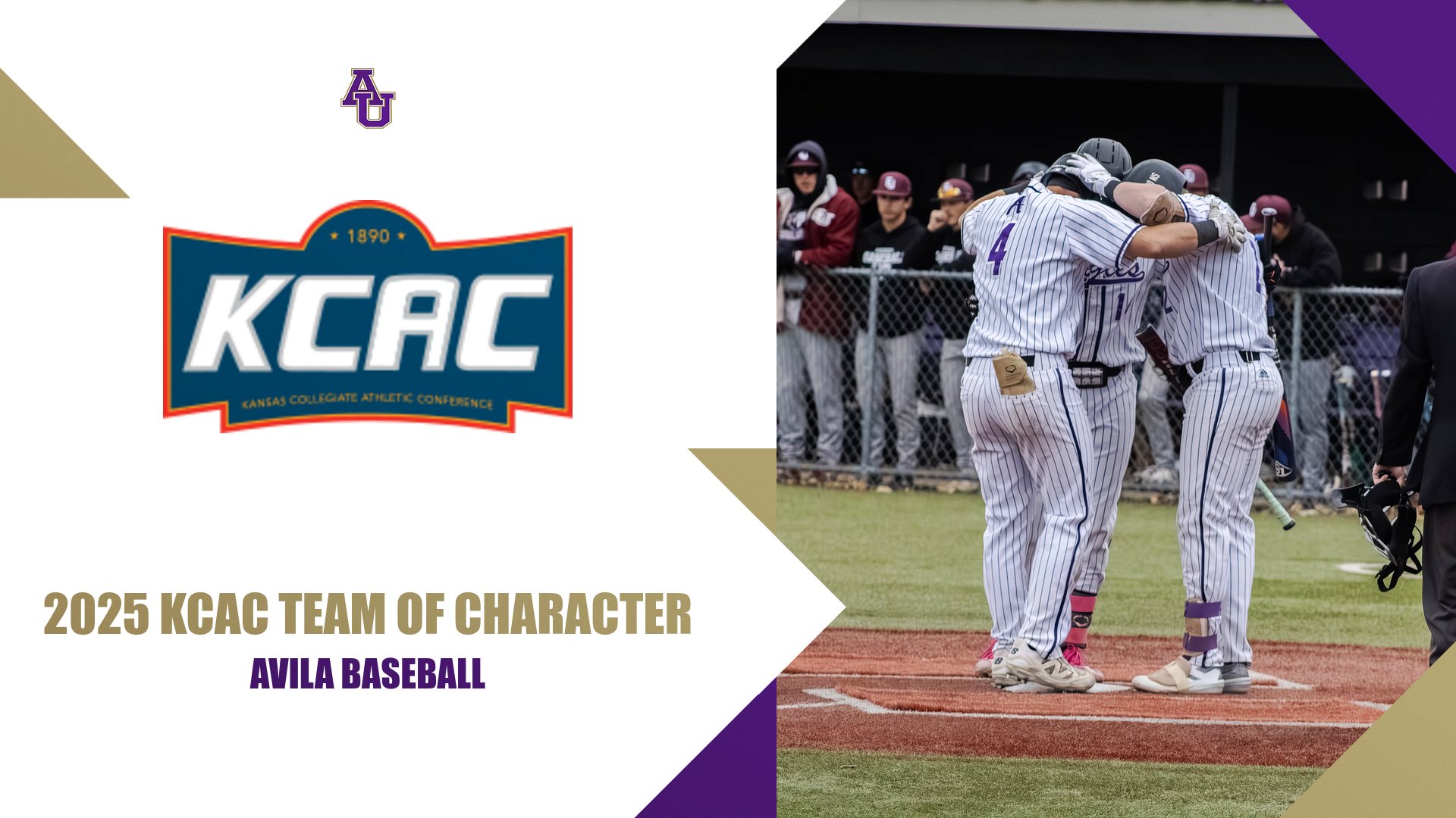 BASEBALL NAMED KCAC TEAM OF CHARACTER