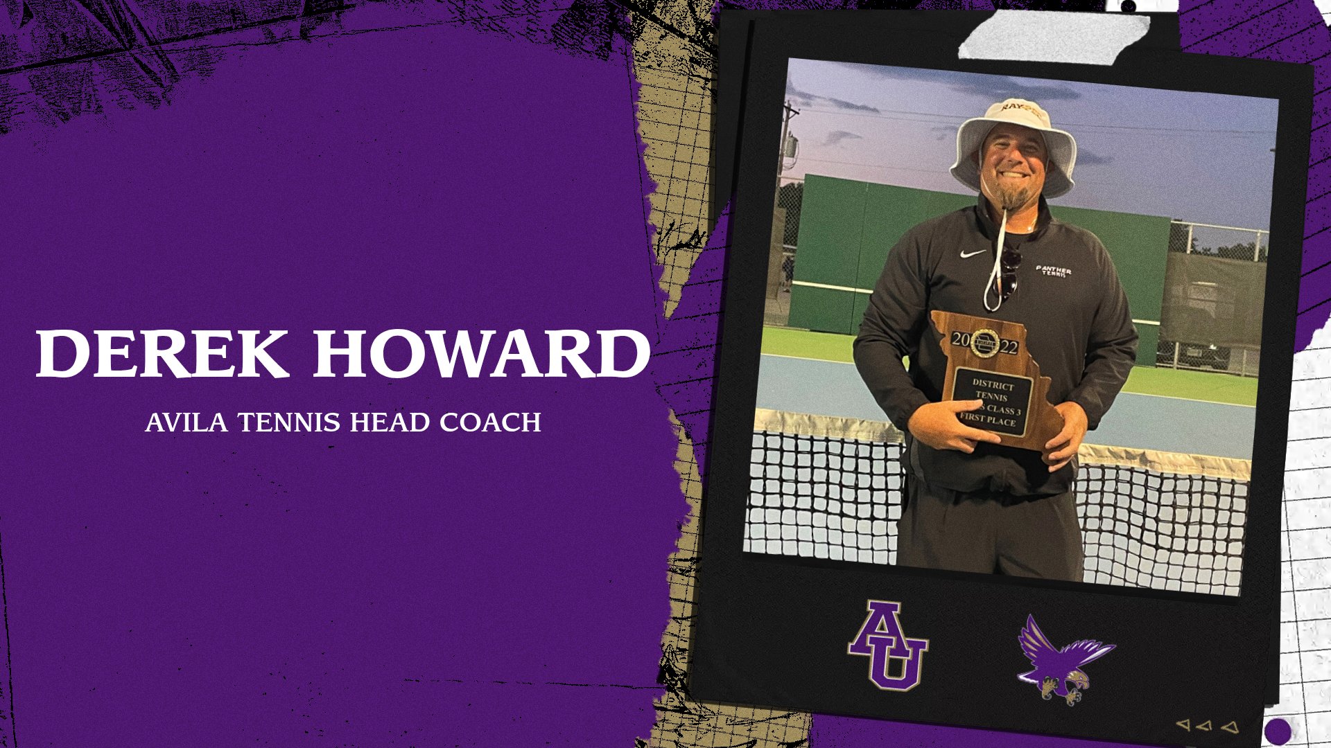 AVILA HIRES DEREK HOWARD TO LEAD TENNIS PROGRAMS