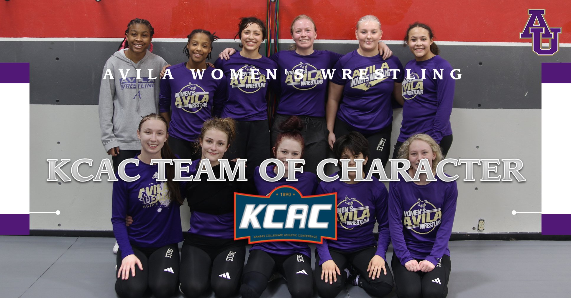 WOMEN&rsquo;S WRESTLING NAMED KCAC TEAM OF CHARACTER